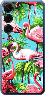 Силиконовый чехол Tropical background для Samsung Galaxy S25 Plus - 4016u-3826 изображение 