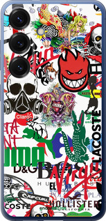 Силіконовий чехол Many different logos для Samsung Galaxy S25 Plus - 4022u-3826 изображение 