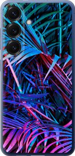 Силиконовый чехол Папоротник под ультрафиолетом для Samsung Galaxy S25 Plus - 4069u-3826 изображение 