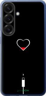 Силиконовый чехол Подзарядка сердца для Samsung Galaxy S25 Plus - 4274u-3826 изображение 