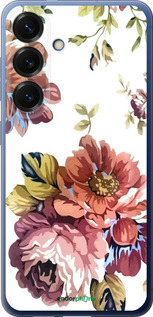 Силиконовый чехол Vintage flowers для Samsung Galaxy S25 Plus - 4333u-3826 изображение 