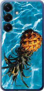 Силиконовый чехол Ананас на воде для Samsung Galaxy S25 Plus - 4384u-3826 изображение 