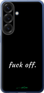Силиконовый чехол Fuck off для Samsung Galaxy S25 Plus - 4731u-3826 изображение 