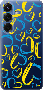 Силиконовый чехол Сердца UA для Samsung Galaxy S25 Plus - 5292u-3826 изображение 