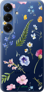 Силіконовий чехол Квітковий фон v2 для Samsung Galaxy S25 Plus - 5472u-3826 изображение 