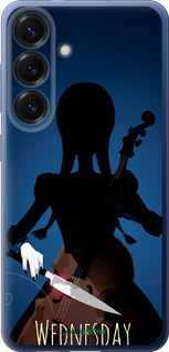 Силиконовый чехол Wednesday для Samsung Galaxy S25 Plus - 5515u-3826 изображение 