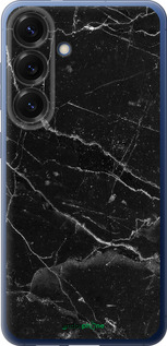 Силіконовий чехол Чорний мармур v2 для Samsung Galaxy S25 Plus - 5568u-3826 изображение 