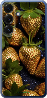 Силиконовый чехол Золотая клубника для Samsung Galaxy S25 Plus - 5637u-3826 изображение 