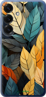 Силиконовый чехол Кольорове листя для Samsung Galaxy S25 Plus - 5644u-3826 изображение 
