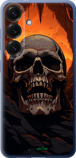 Силиконовый чехол Череп в пещере для Samsung Galaxy S25 Plus - 5959u-3826 изображение 