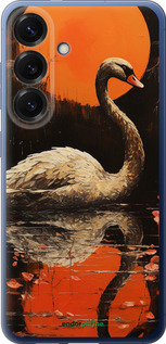Силиконовый чехол Лебедь для Samsung Galaxy S25 Plus - 5964u-3826 изображение 