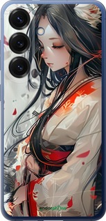 Силиконовый чехол Кицуне для Samsung Galaxy S25 Plus - 6073u-3826 изображение 