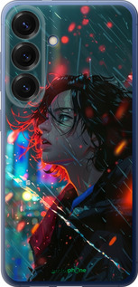 Силиконовый чехол Ночные огни для Samsung Galaxy S25 Plus - 6096u-3826 изображение 