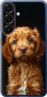 Силиконовый чехол Cocker spaniel на черном фоне для Samsung Galaxy S25 Plus - 6137u-3826 изображение 