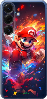 Силиконовый чехол Супер Марио для Samsung Galaxy S25 Plus - 6342u-3826 изображение 