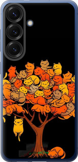 Силіконовий чехол Дерево та котики для Samsung Galaxy S25 Plus - 6516u-3826 изображение 