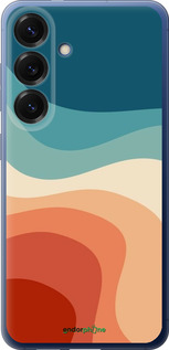 Силиконовый чехол В стиле ретро с волнами для Samsung Galaxy S25 Plus - 6531u-3826 изображение 
