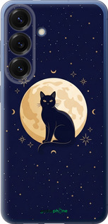 Силіконовий чохол 'Cute Cat Celestial/Witchy' для Samsung Galaxy S25 Plus зображення 3