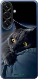 Силіконовий чохол 'Димчастий кіт' для Samsung Galaxy S25 Plus -  зображення 3