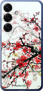 Силиконовый чехол Цветущий куст для Samsung Galaxy S25 Plus - 831u-3826 изображение 