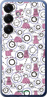 Силиконовый чехол Смешные коты для Samsung Galaxy S25 Plus - 907u-3826 изображение 