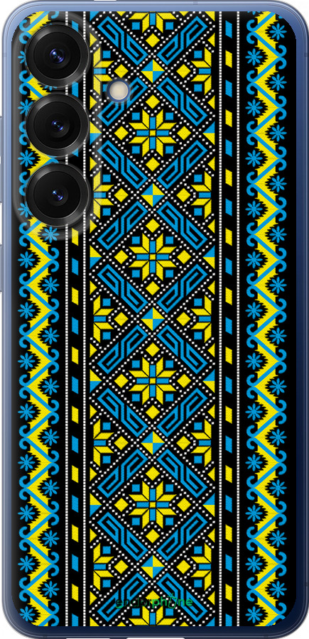 Силиконовый чехол Вышиванка 39 для Samsung Galaxy S25 Plus - 1173u-3826 изображение 