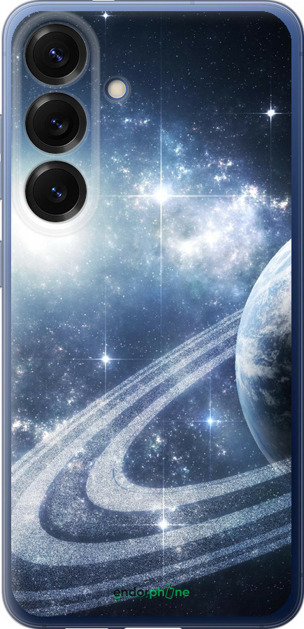 Силіконовий чехол Кільця Сатурна для Samsung Galaxy S25 Plus - 173u-3826 изображение 