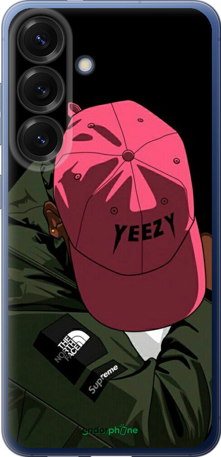 Силиконовый чехол logo de yeezy для Samsung Galaxy S25 Plus - 3995u-3826 изображение 