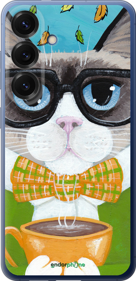 Силіконовий чехол Cat&Coffee для Samsung Galaxy S25 Plus - 4053u-3826 изображение 