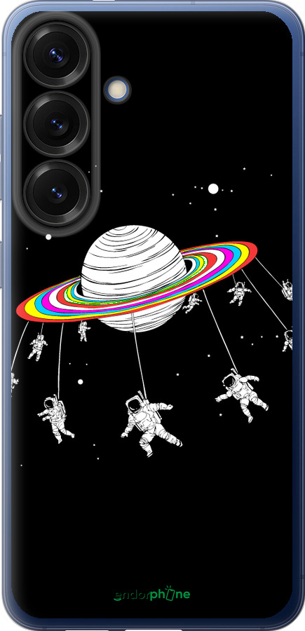 Силиконовый чехол Лунная карусель для Samsung Galaxy S25 Plus - 4136u-3826 изображение 
