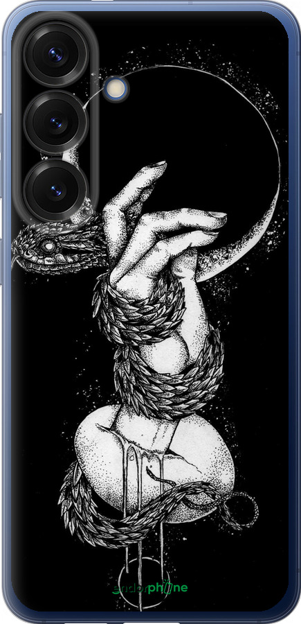 Силиконовый чехол Змея в руке для Samsung Galaxy S25 Plus - 4149u-3826 изображение 