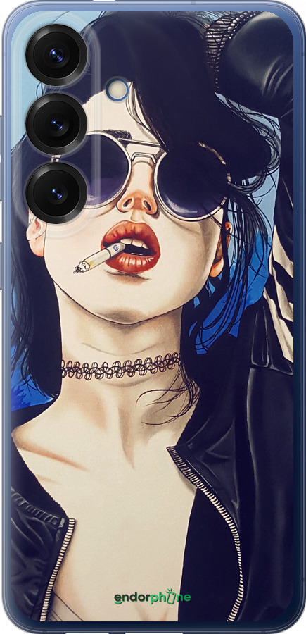 Силиконовый чехол Девушка на стиле для Samsung Galaxy S25 Plus - 4151u-3826 изображение 