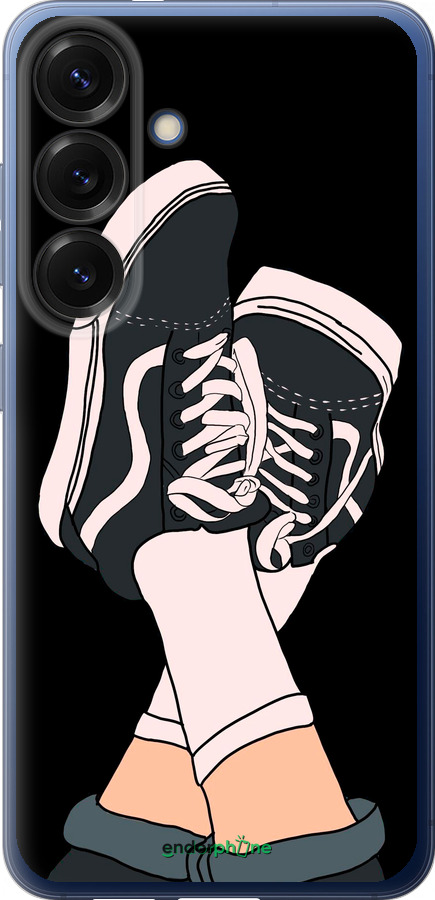 Силиконовый чехол Кеды для Samsung Galaxy S25 Plus - 4265u-3826 изображение 