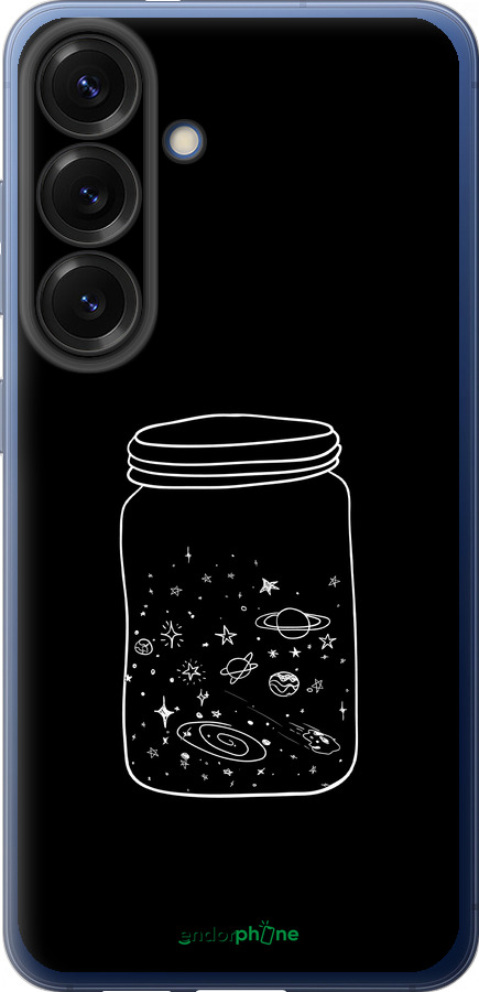 Силіконовий чехол Космос в банці для Samsung Galaxy S25 Plus - 4297u-3826 изображение 