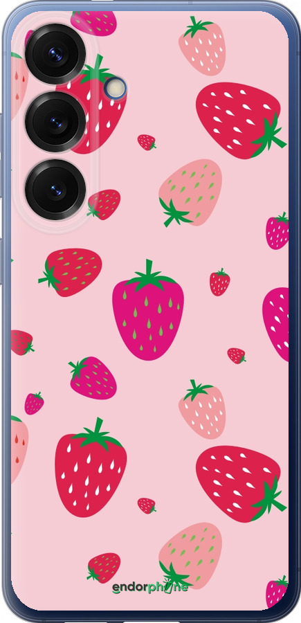 Силиконовый чехол Клубнички для Samsung Galaxy S25 Plus - 4332u-3826 изображение 