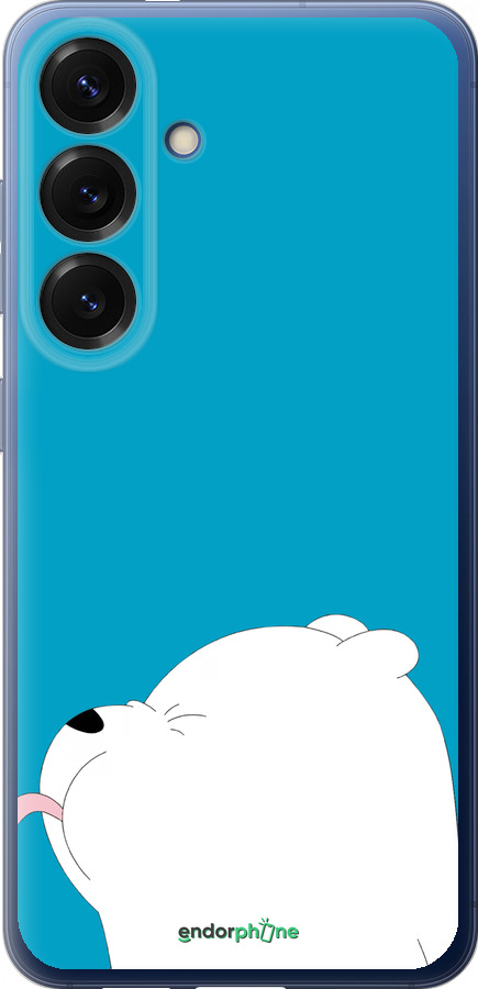 Силиконовый чехол Мишка 1 для Samsung Galaxy S25 Plus - 4358u-3826 изображение 