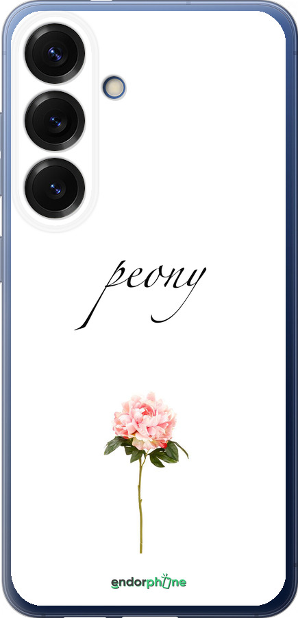 Силіконовий чехол Півонія для Samsung Galaxy S25 Plus - 4366u-3826 изображение 