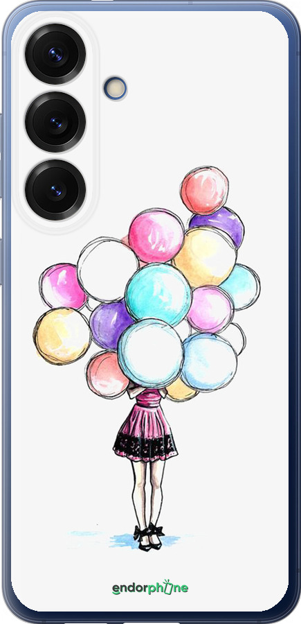 Силиконовый чехол Шарики для Samsung Galaxy S25 Plus - 4387u-3826 изображение 