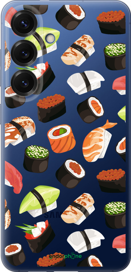 Силиконовый чехол Суши для Samsung Galaxy S25 Plus - 4404u-3826 изображение 