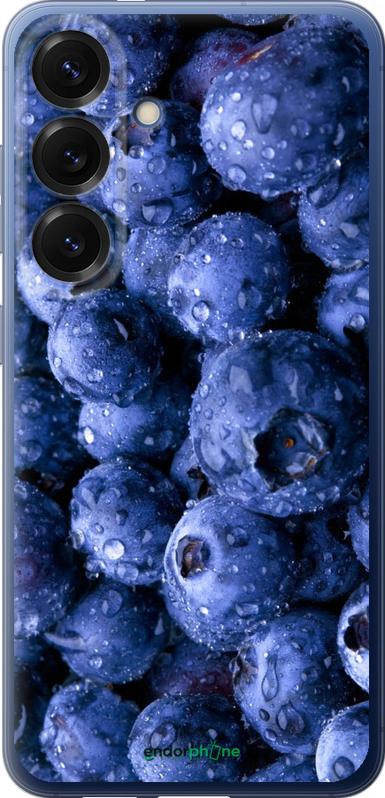Силиконовый чехол Голубика для Samsung Galaxy S25 Plus - 4459u-3826 изображение 