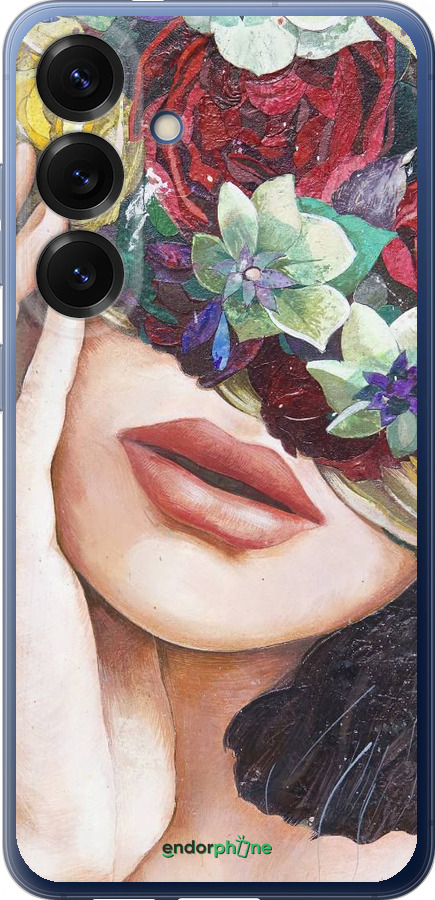 Силіконовий чехол Head Flower для Samsung Galaxy S25 Plus - 4460u-3826 изображение 