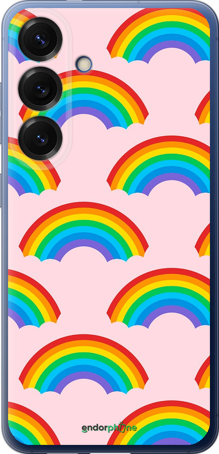 Силиконовый чехол Rainbows для Samsung Galaxy S25 Plus - 4478u-3826 изображение 