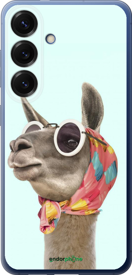 Силіконовий чехол Модна лама для Samsung Galaxy S25 Plus - 4479u-3826 изображение 