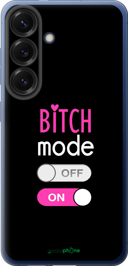 Силиконовый чехол Bitch mode для Samsung Galaxy S25 Plus - 4548u-3826 изображение 