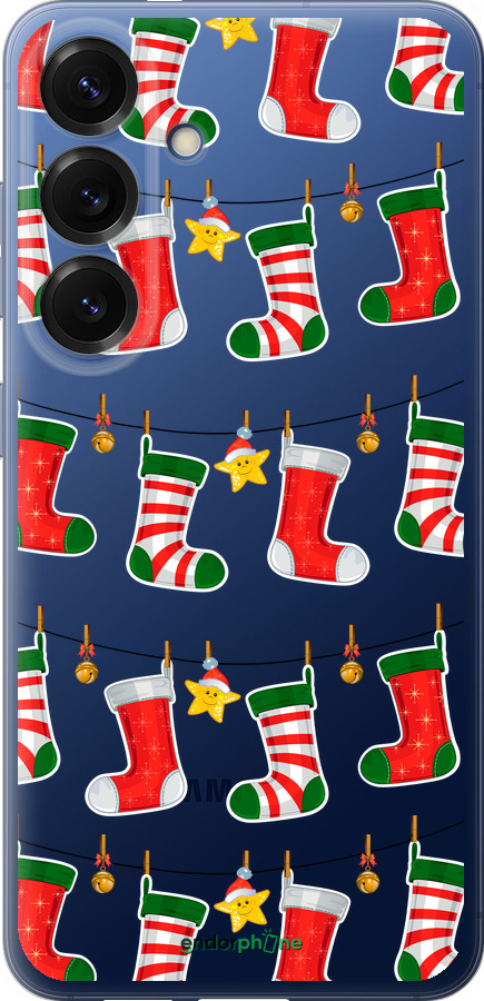 Силиконовый чехол Новогодний 9 для Samsung Galaxy S25 Plus - 4622u-3826 изображение 