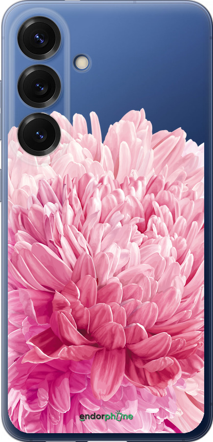 Силиконовый чехол Хризантема для Samsung Galaxy S25 Plus - 4666u-3826 изображение 