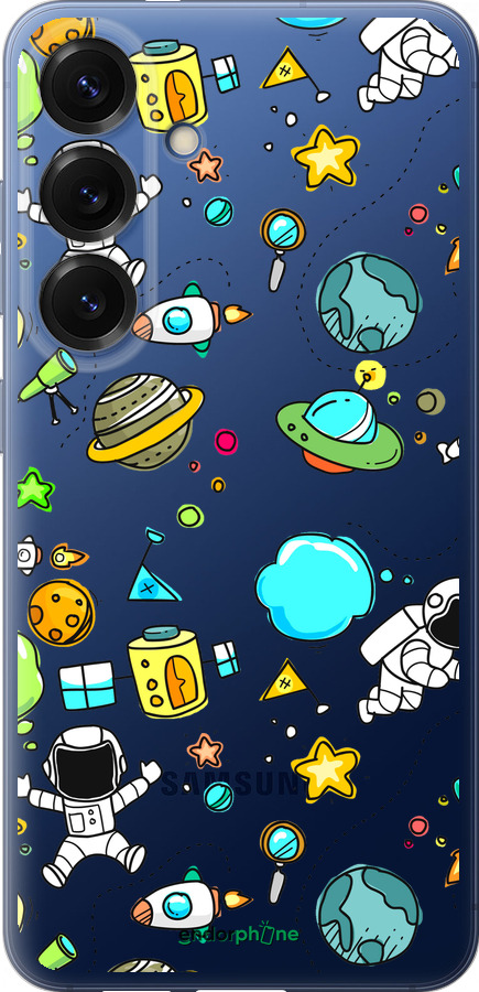 Силіконовий чехол Космос для Samsung Galaxy S25 Plus - 4735u-3826 изображение 