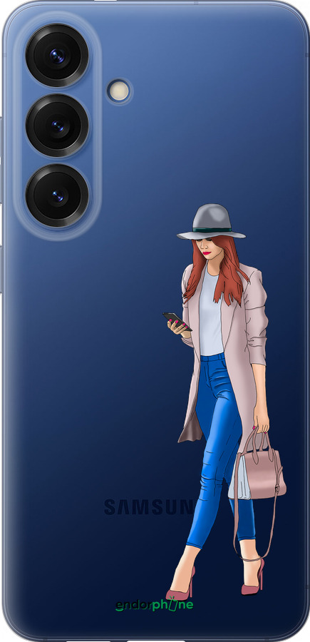 Силіконовий чехол Дівчинка 1 для Samsung Galaxy S25 Plus - 4751u-3826 изображение 