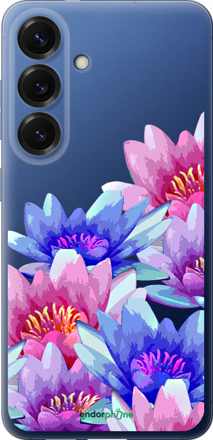 Силіконовий чехол Лотос для Samsung Galaxy S25 Plus - 4862u-3826 изображение 