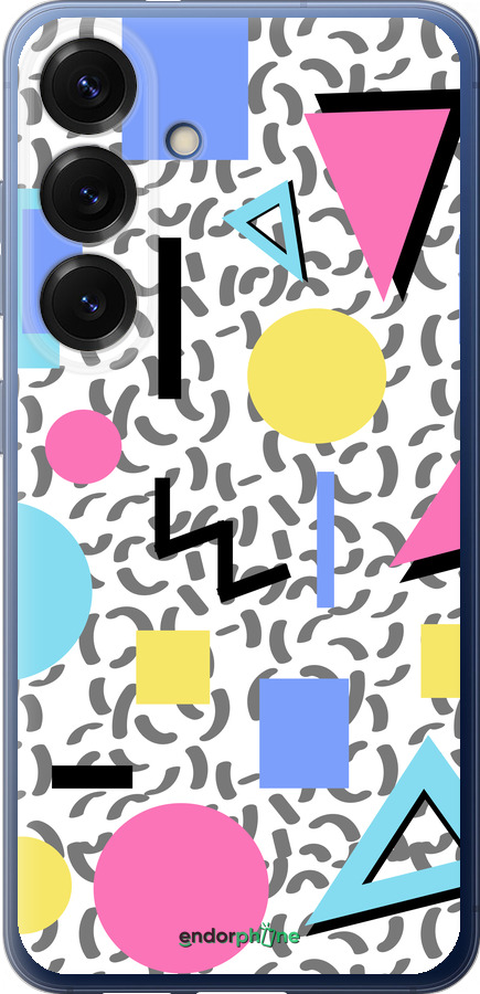 Силіконовий чехол Color shapes для Samsung Galaxy S25 Plus - 4893u-3826 изображение 